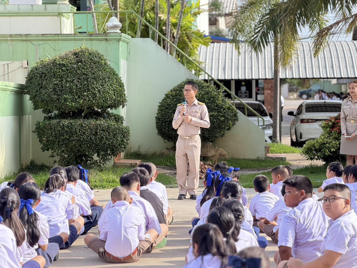 เปิดเทอมวันแรกของพวกเราโรงเรียนวัดโบสถ์