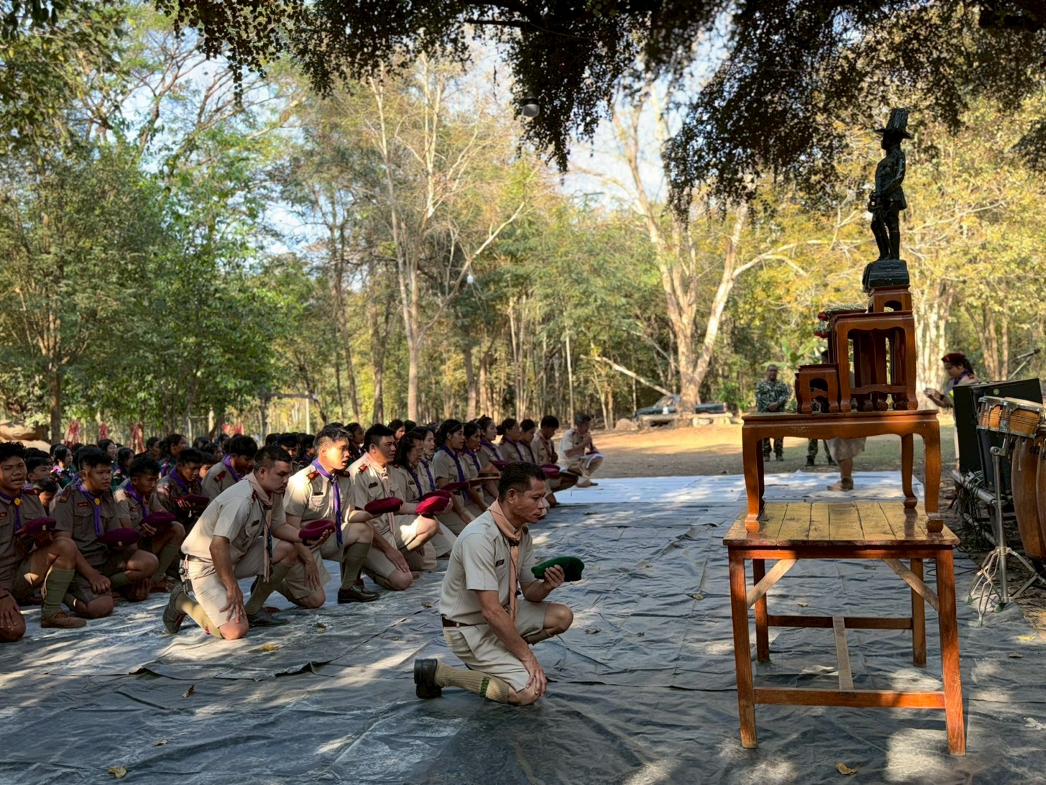 ลูกเสือ-เนตรนารี ม.2 โรงเรียนวัดโบสถ์ ผนึกกำลัง 3 สถาบัน เข้าค่ายพักแรมกลางป่า มุ่งสร้างระเบียบวินัยและจิตสำนึกอนุรักษ์ธรรมชาติ ณ อ.วังทอง